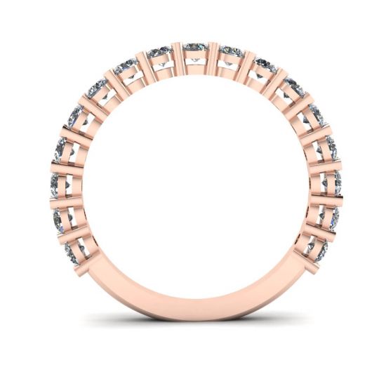 Ring mit 17 Diamanten aus 18 Karat Roségold, More Image 0