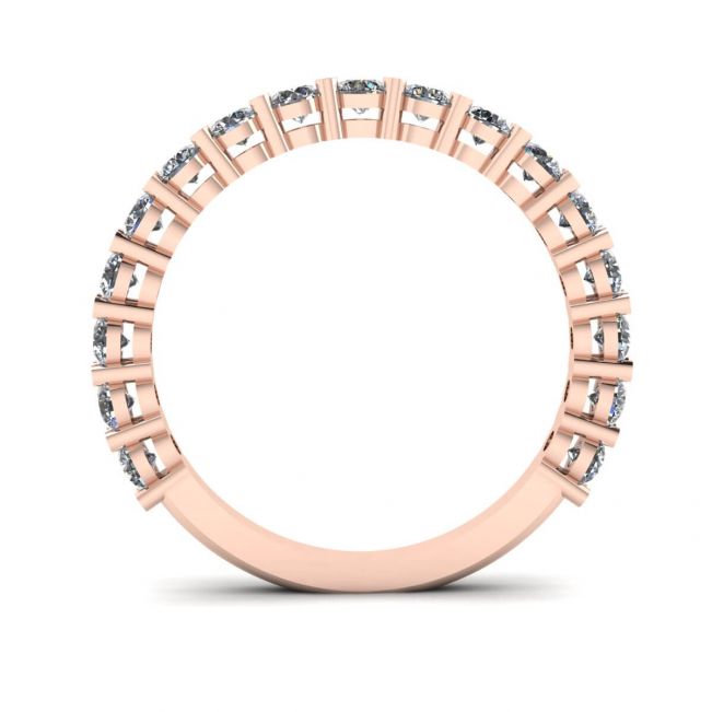 Ring mit 17 Diamanten aus 18 Karat Roségold - Foto 1