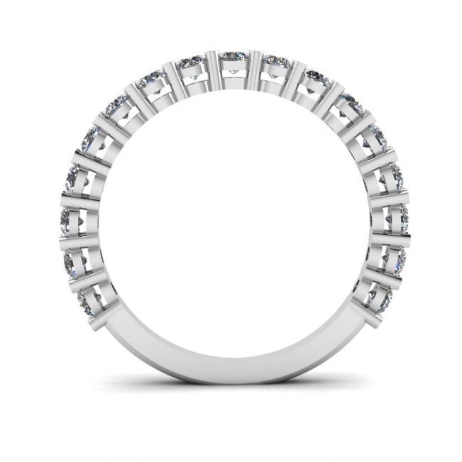 Ring mit 17 Diamanten aus 18 Karat Weißgold - Foto 1