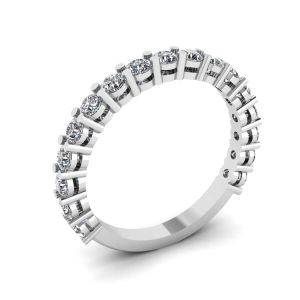 Ring mit 17 Diamanten aus 18 Karat Weißgold - Foto 3