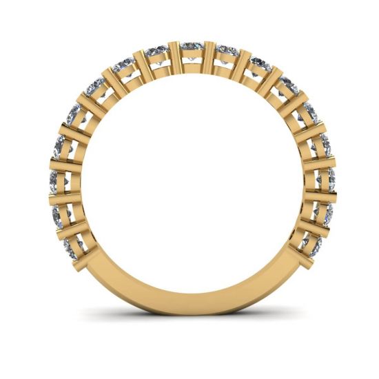 Ring mit 17 Diamanten aus 18 Karat Gelbgold, More Image 0