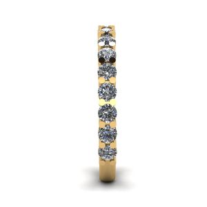 Ring mit 17 Diamanten aus 18 Karat Gelbgold - Foto 2