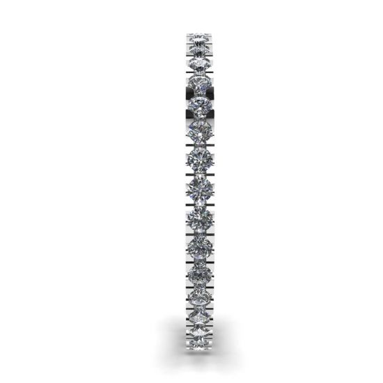 Klassischer, zierlicher Diamant-Eternity-Ring, More Image 1