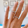 Klassischer 3 mm Diamant-Eternity-Ring aus Roségold, Bild 5