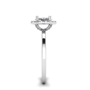 Ovaler Diamant-Halo-Verlobungsring - Foto 2