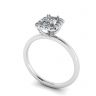 Ovaler Diamant-Halo-Halo-Verlobungsring, Bild 2