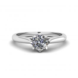 Lotus-Diamant-Verlobungsring