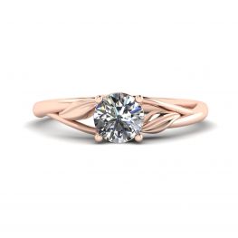 Von der Natur inspirierter Diamant-Verlobungsring