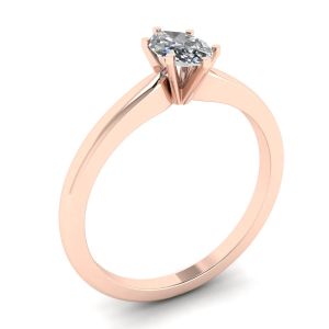 Rosen-Verlobungsring mit Diamant im Marquise-Schliff - Foto 3