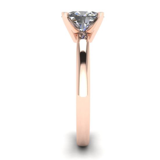 Ovaler Diamantring aus Roségold, More Image 1
