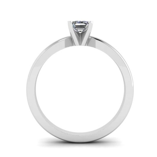 Ring mit Diamant im Smaragdschliff,  Bild vergrößern 2