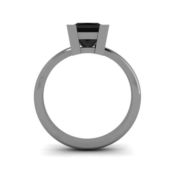 Schwarzer Diamant-Ring mit schwarzem Rhodium, More Image 0