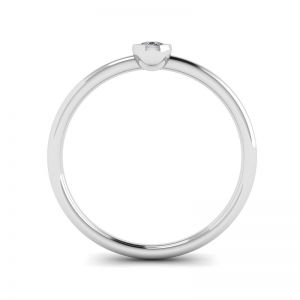 Kleiner Ring mit Birnendiamant La Promesse - Foto 1