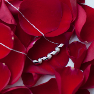 Smile-Halskette mit Seeperlen – Ruban-Kollektion - Foto 2