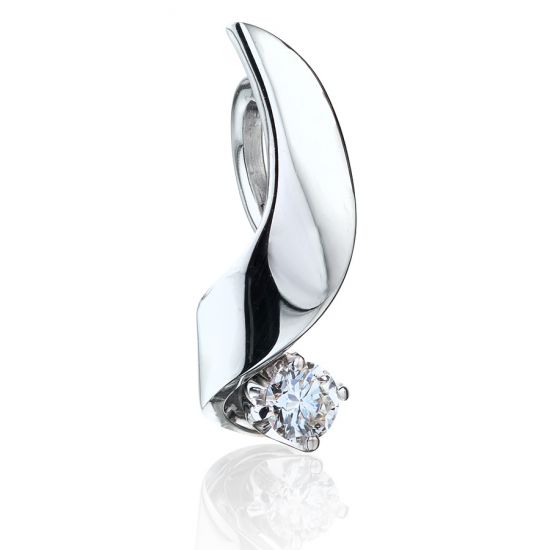 Anhänger mit 3 mm Diamant – Ruban-Kollektion,  Bild vergrößern 3